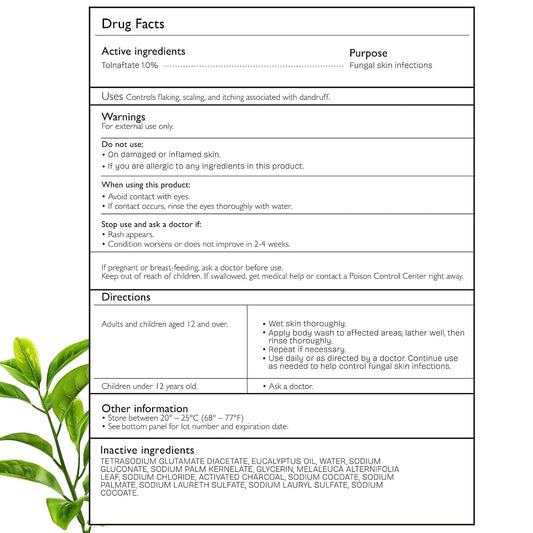 Antifungal Body Wash with Tea Tree Oil