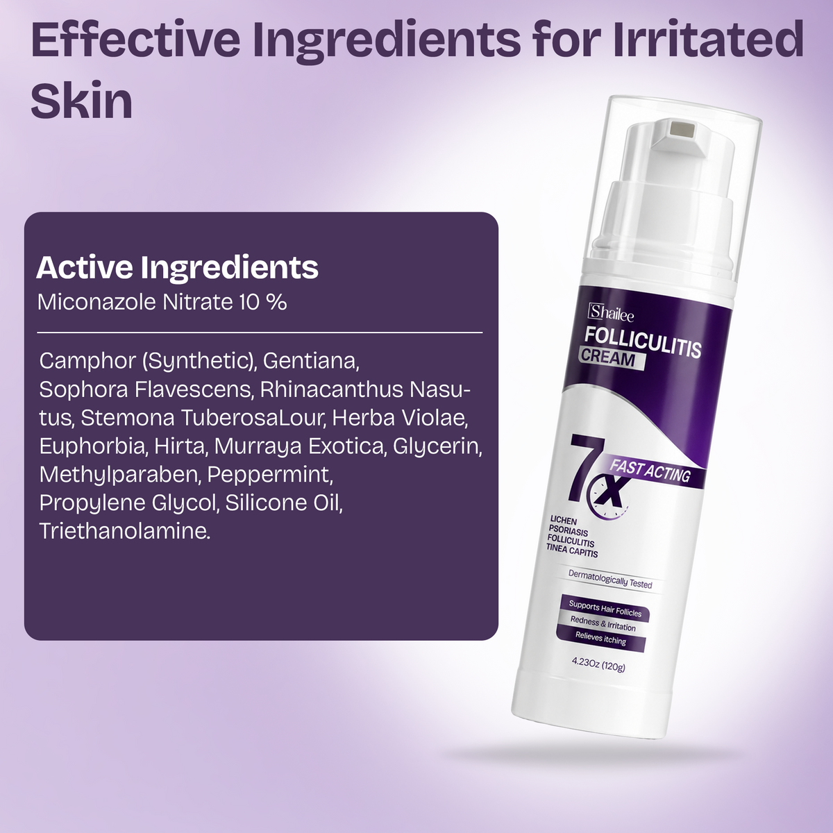 Folliculitis Cream with 2% Miconazole Nitrate