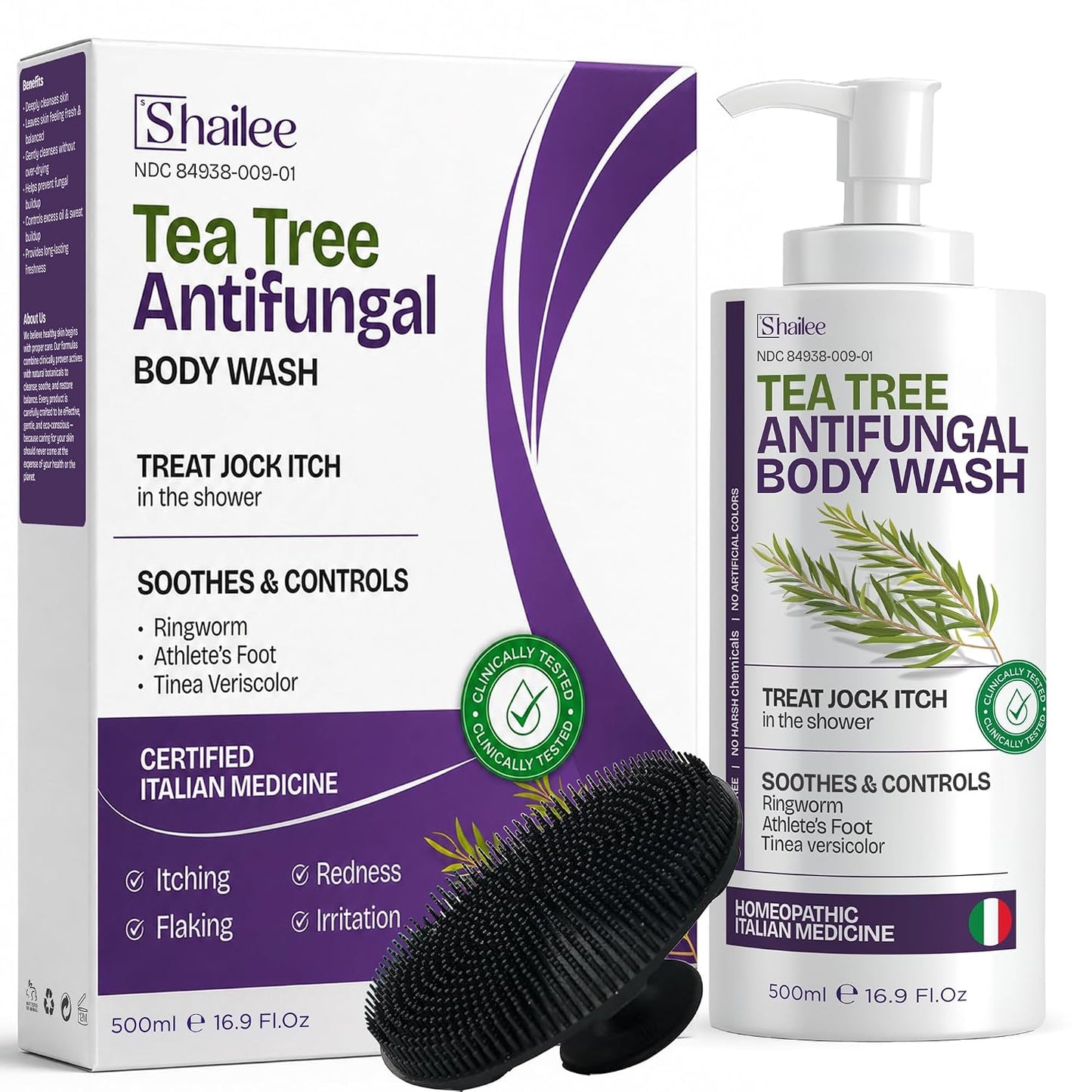 Antifungal Body Wash with Tea Tree Oil