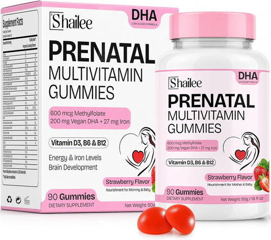 Prenatal Vitamins for Women with DHA, Methylfolate & Iron