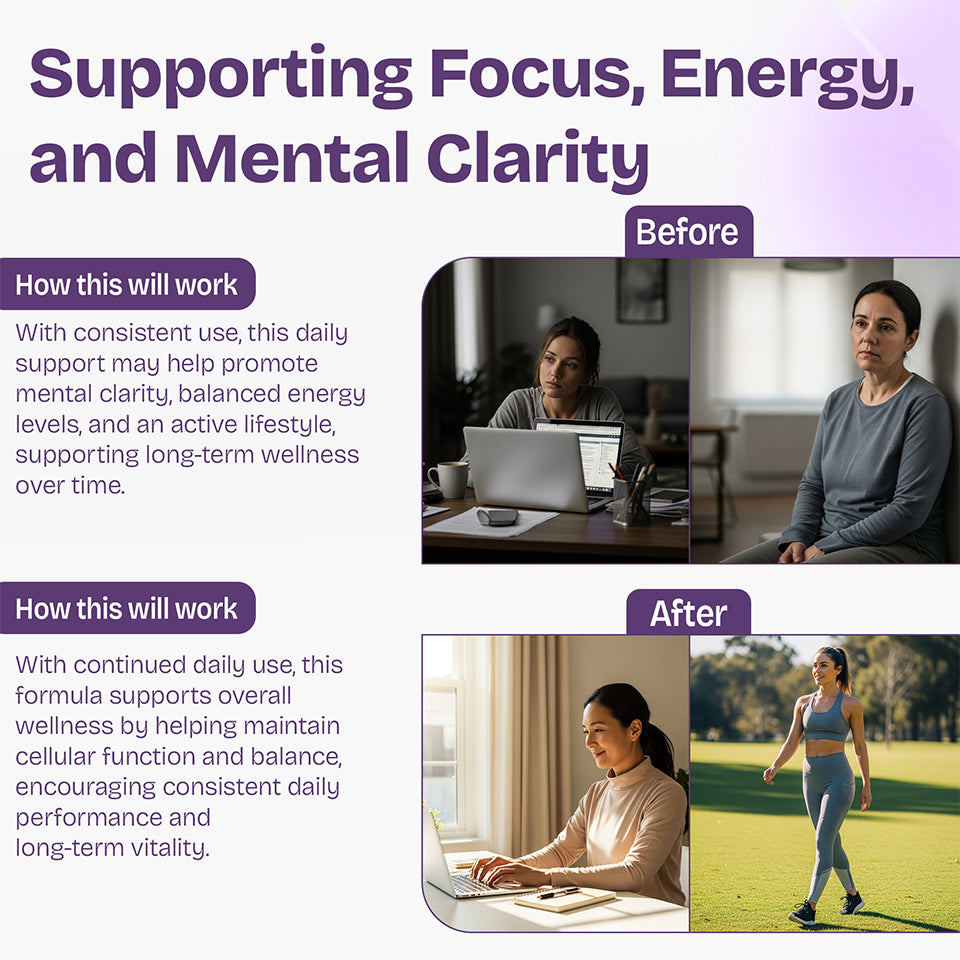 NAD+ Gummies for Cellular Energy & Healthy Aging