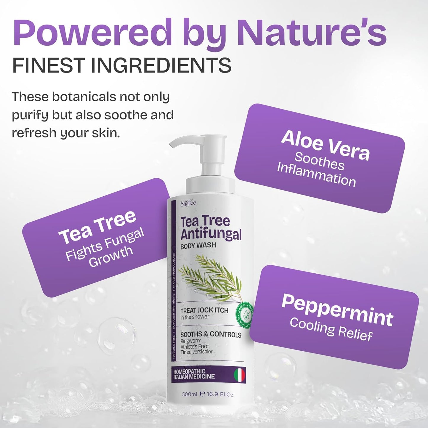 Antifungal Body Wash with Tea Tree Oil