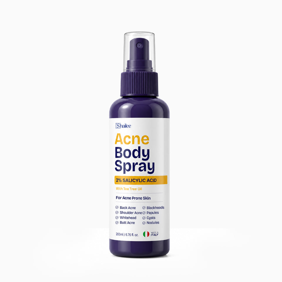 Body Acne Spray with 2% Salicylic Acid & Tea Tree Oil