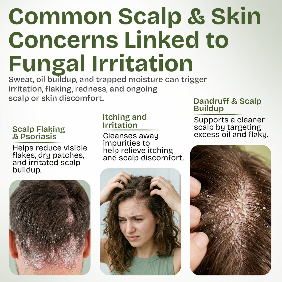 Antifungal Tea Tree Shampoo with Scrubber