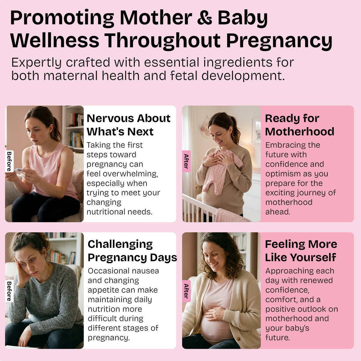 Prenatal Vitamins Gummies with DHA, Methylfolate & Iron