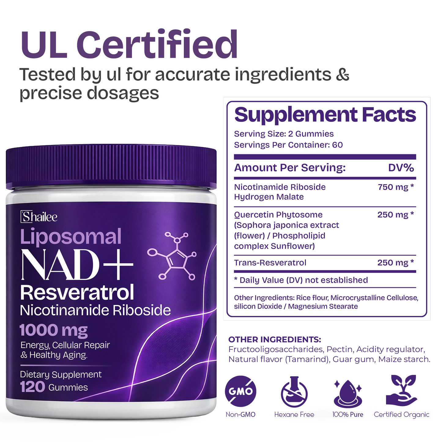 NAD+ Gummies for Cellular Energy & Healthy Aging